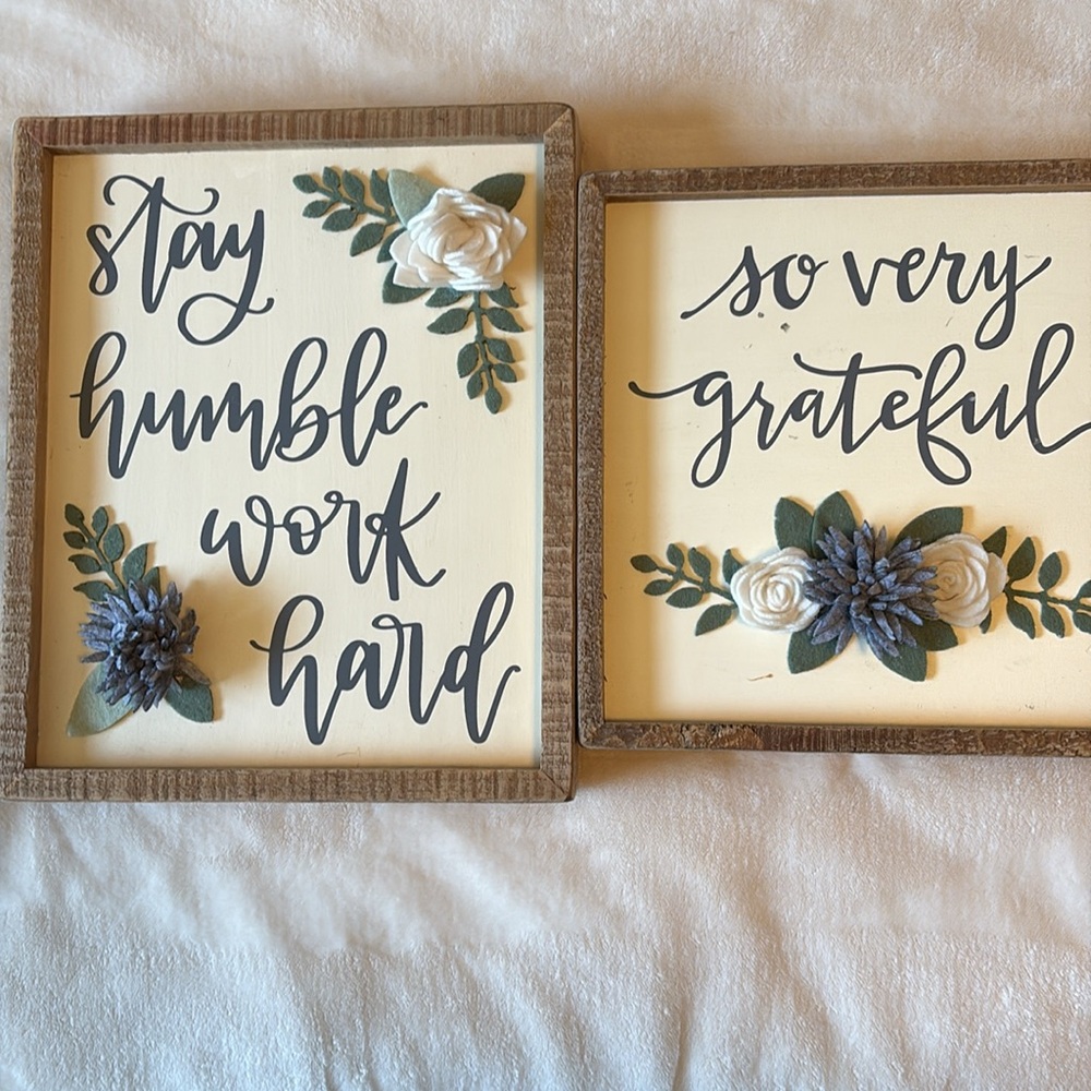 Primitives by Kathy wooden signs.